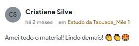 Prova social real do Estudo da Tabuada 4